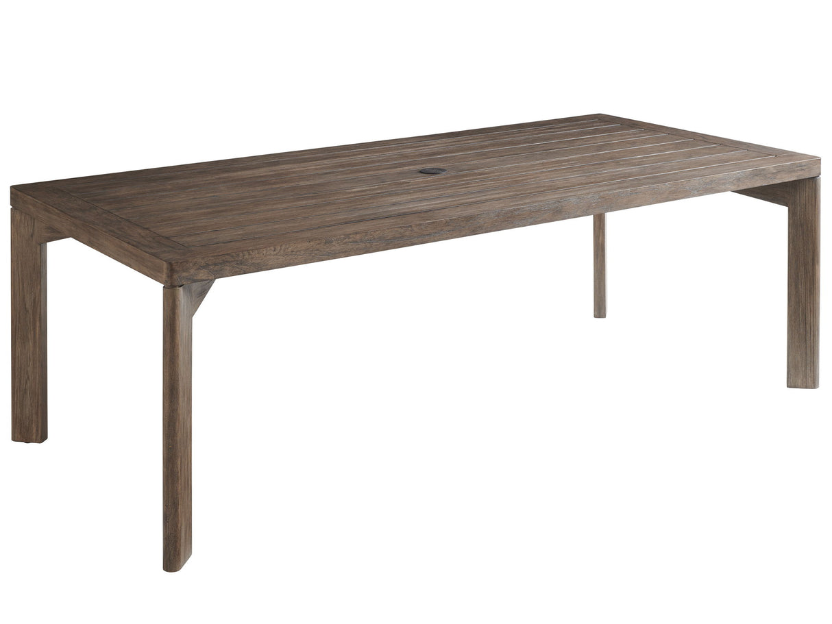 La Jolla - Rectangular Dining Table - Dark Brown
