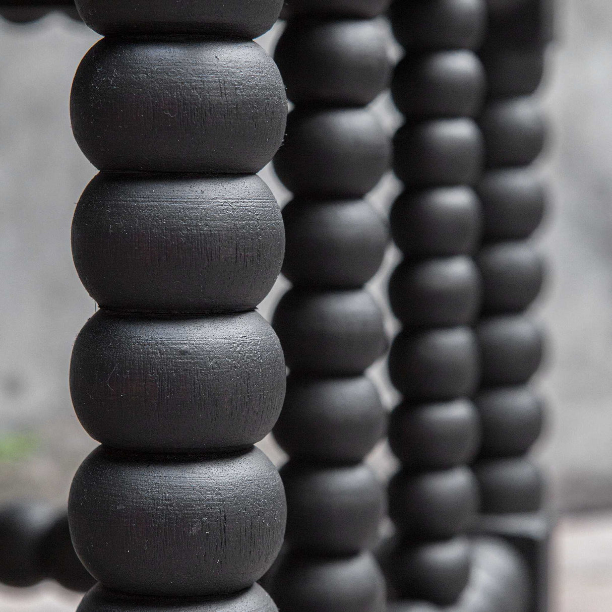 Rancho - Faux Cow Hide Small Bench - Black