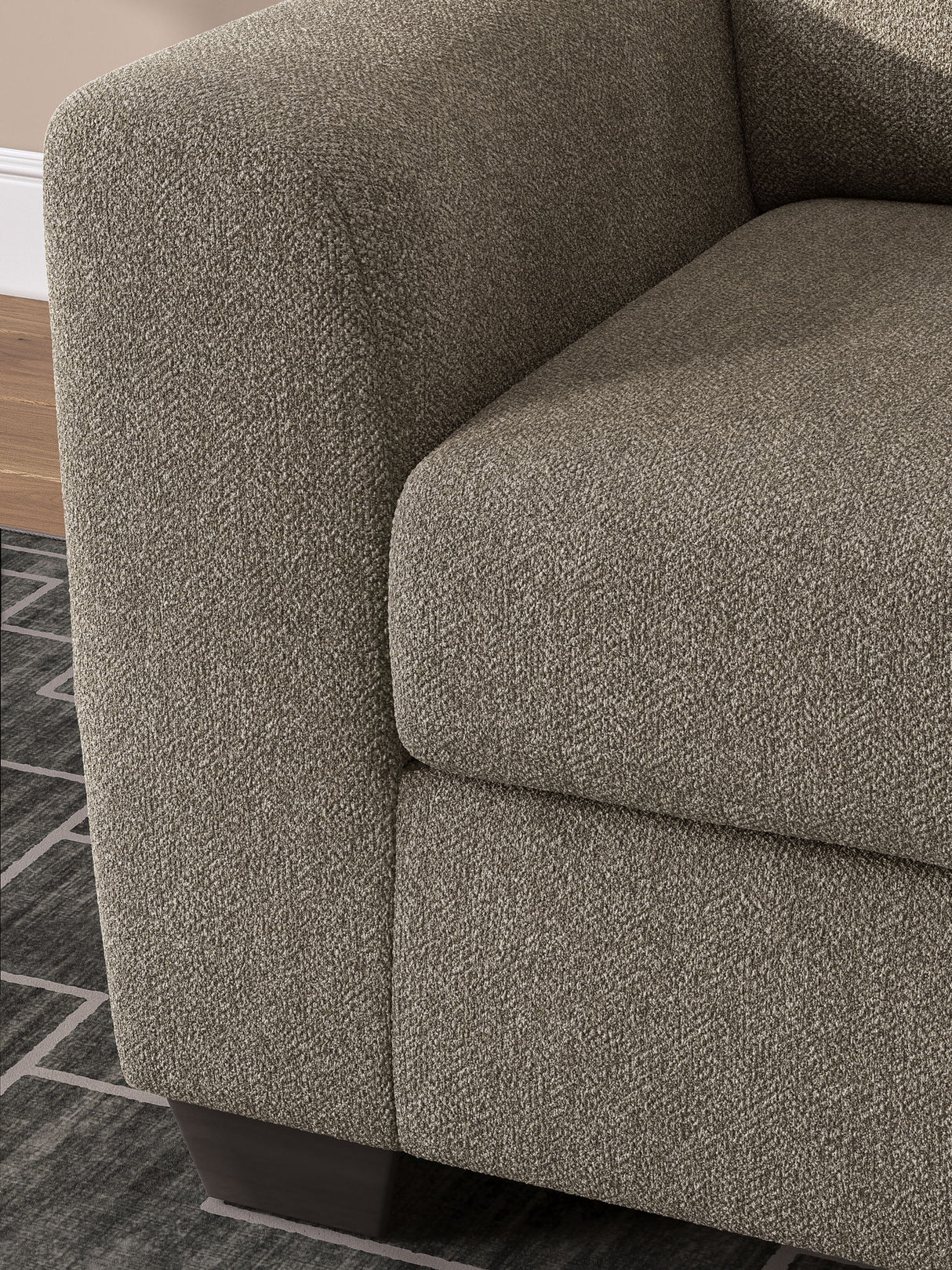Triston-Peaks - Chair And A Half - Suede