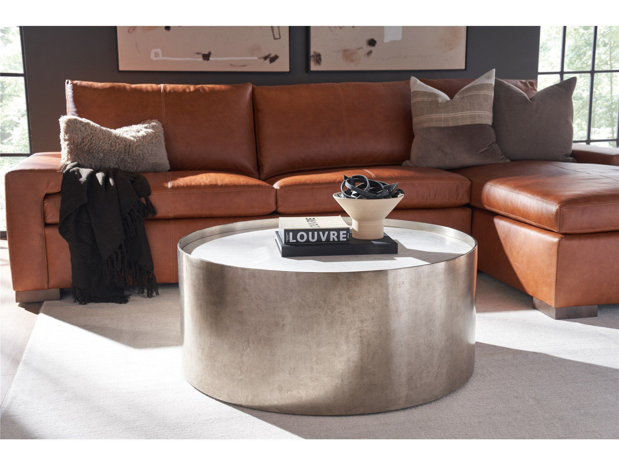 New Modern - Aspen Cocktail Table - Pearl Silver