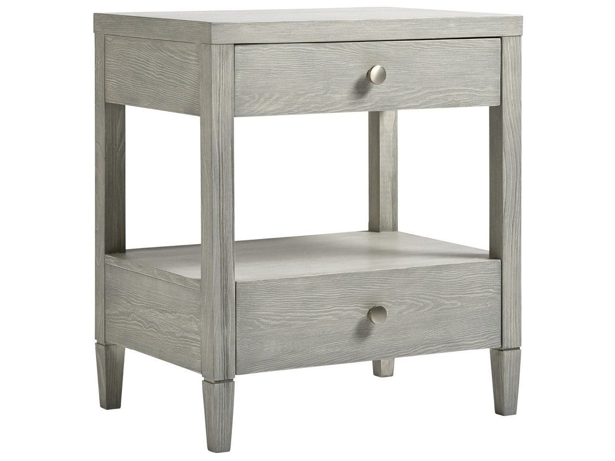 Escape - Bedside Table - Pearl Silver