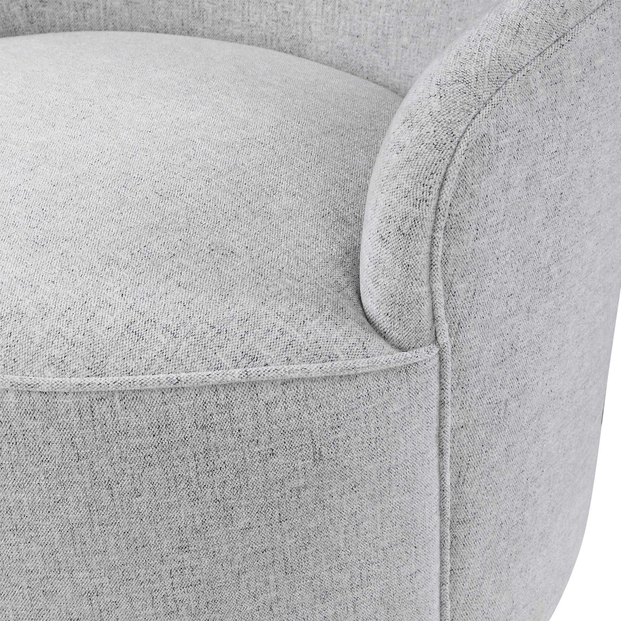 Hobart - Casual Swivel Chair - Gray