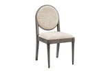 Selene - Dining Chair - Antique Cream Mindi / Ivory Plaster