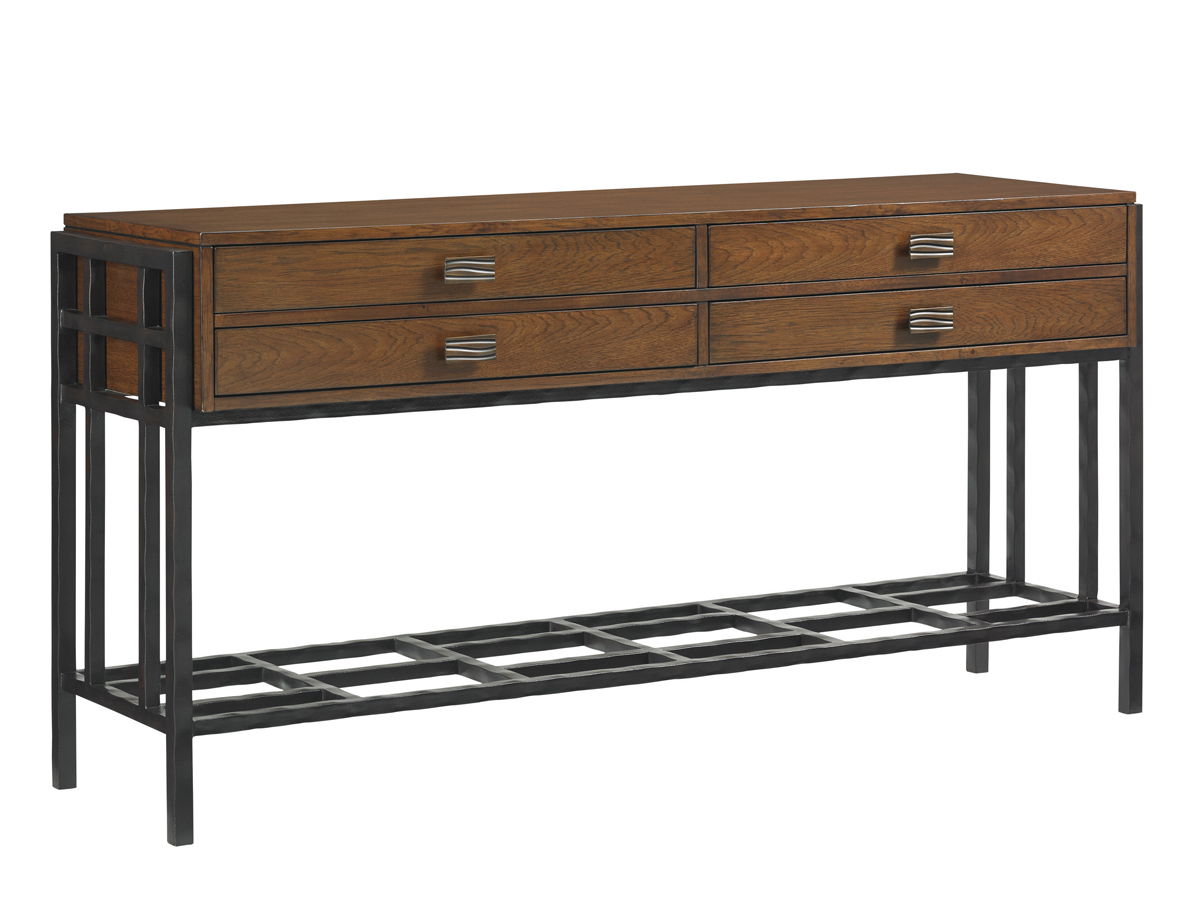 Island Fusion - Saipan Sideboard - Dark Brown