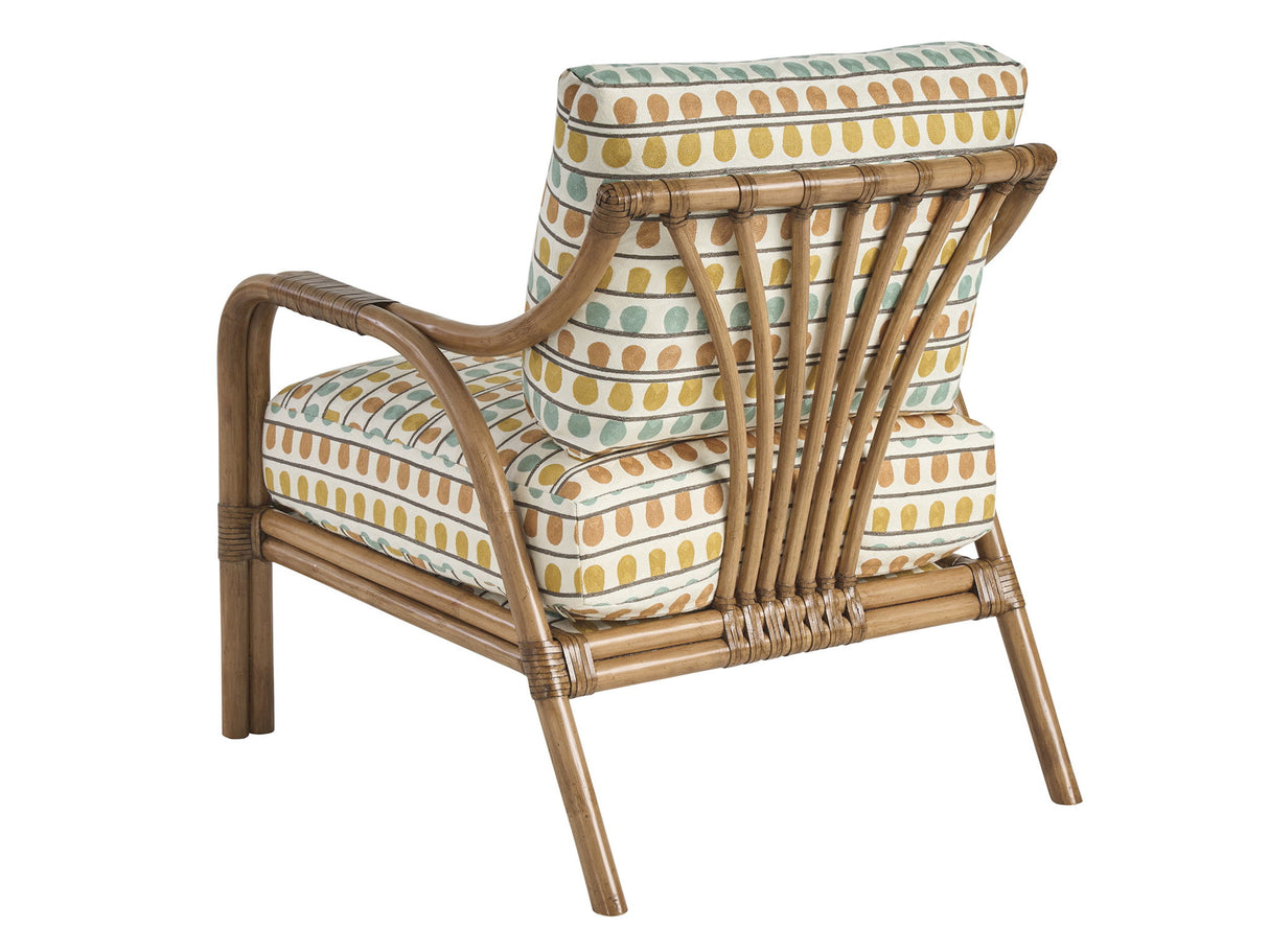 Key Biscayne - Calatrava Chair - Light Brown / Blue