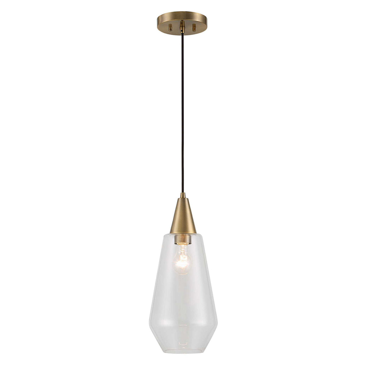 Eichler - 1 Light Mini Pendant - Antique Brass