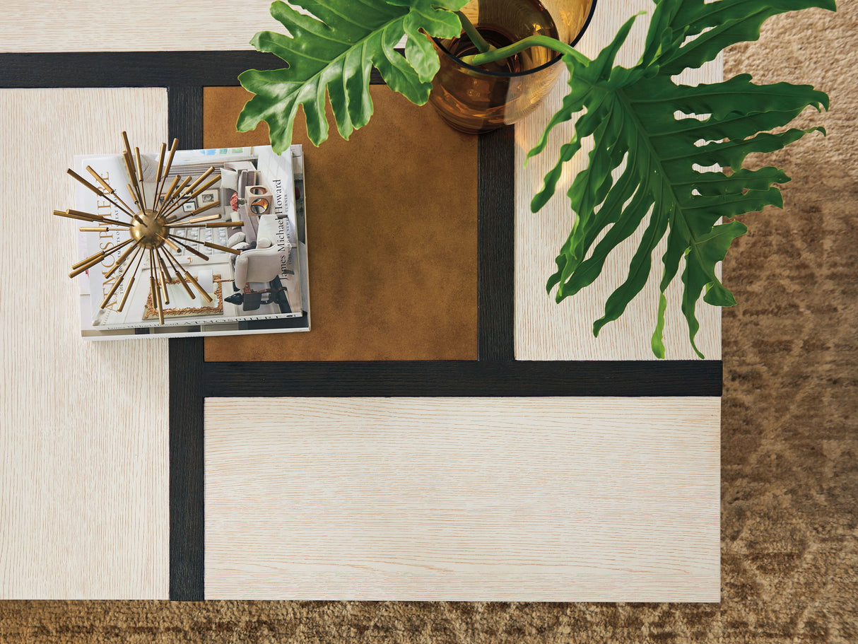 Carmel - Links Square Cocktail Table - Beige