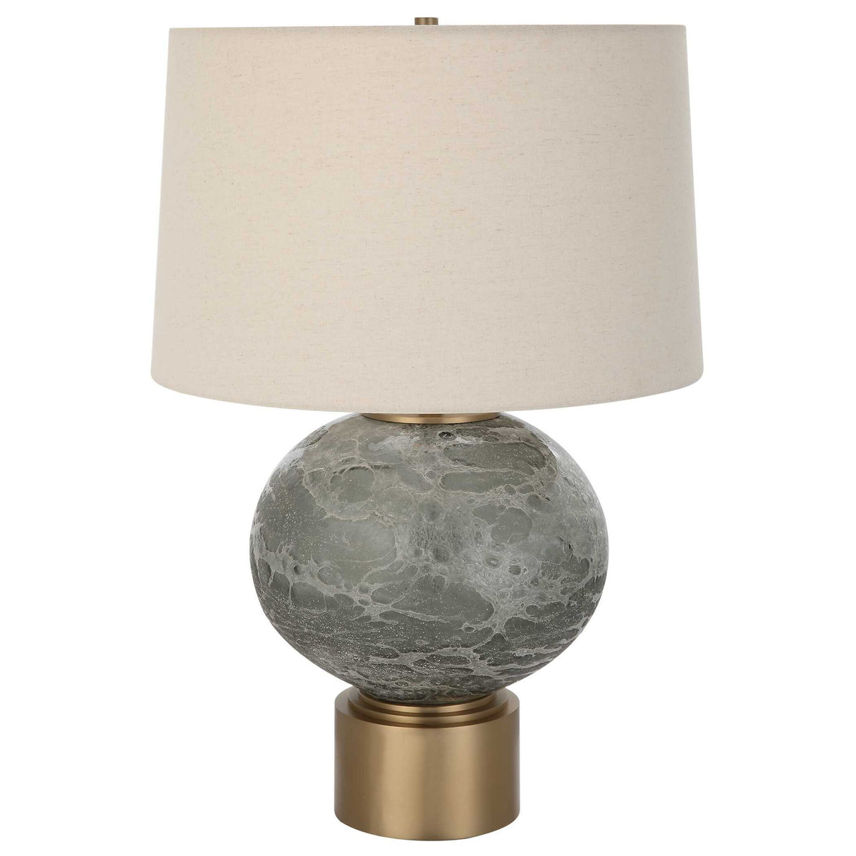 Lunia - Gray Glass Table Lamp