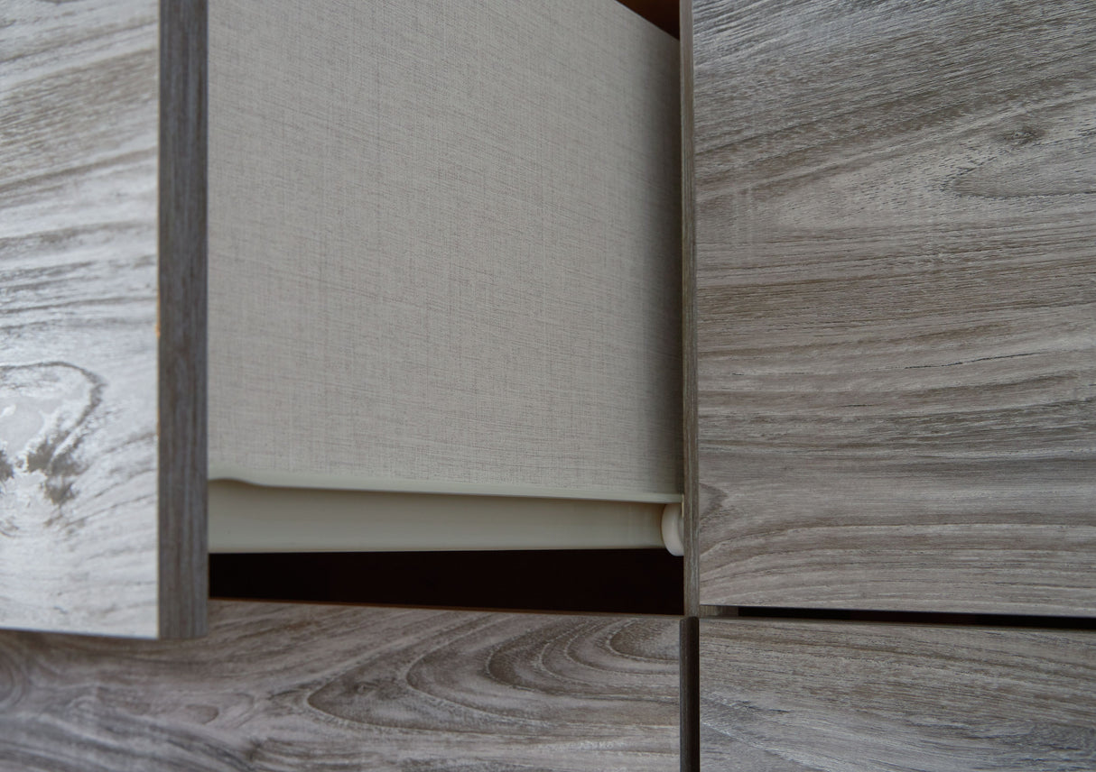 Bronyan - Two Drawer Night Stand - Dark Gray