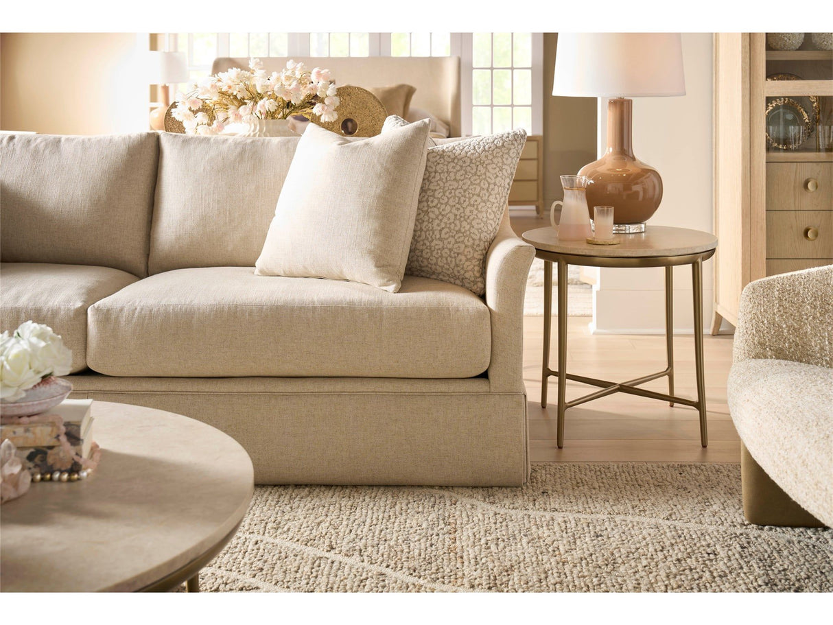 Madison - Skirted Sofa, Special Order - White