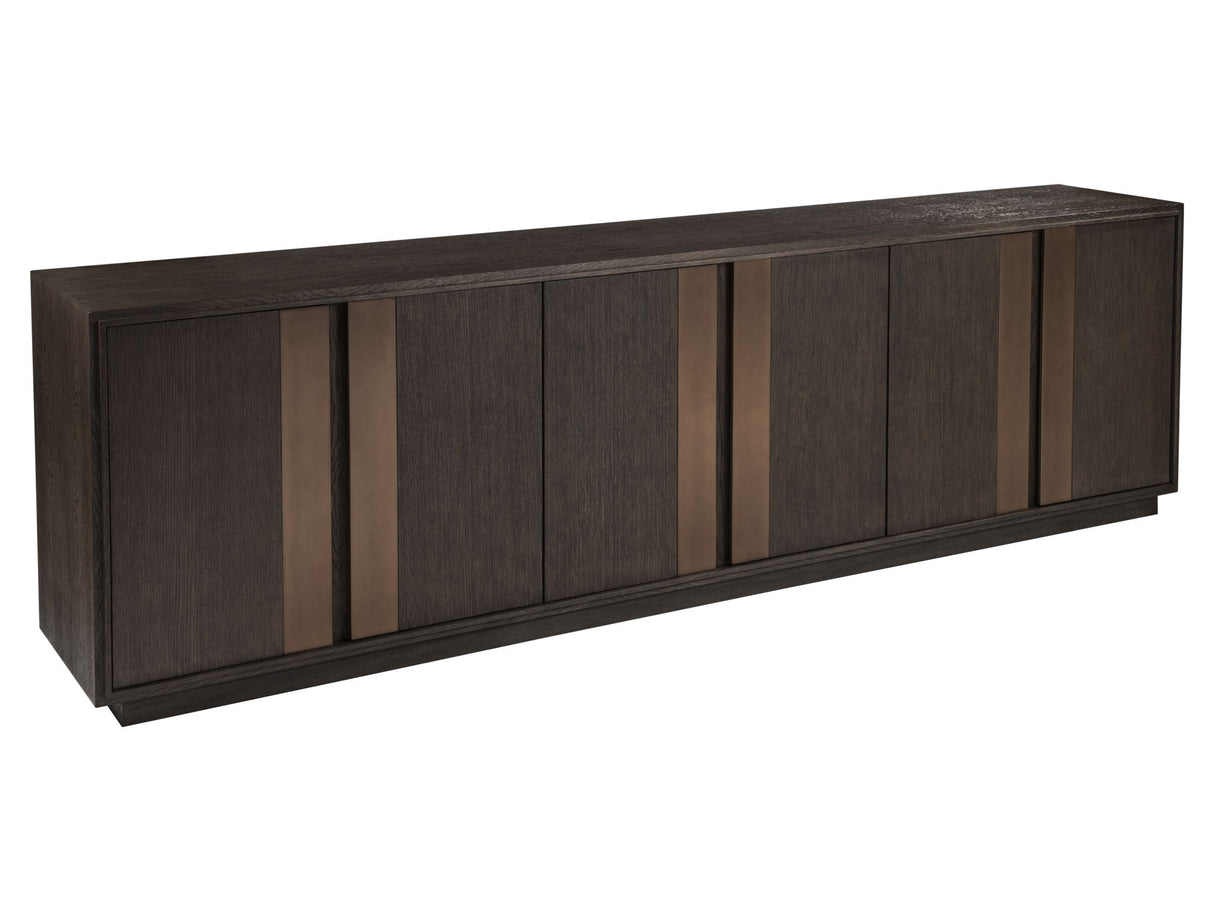 Andare - Long Media Console - Dark Brown