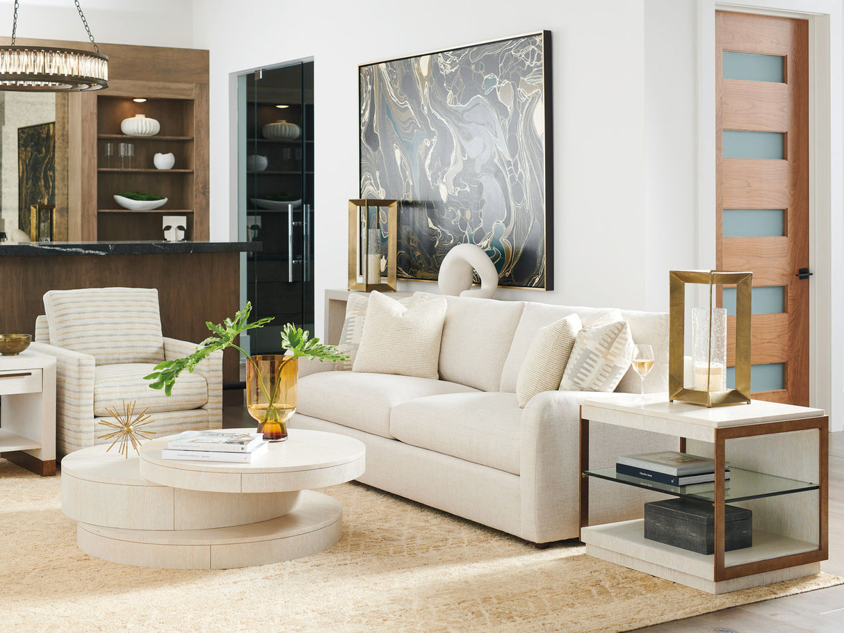 Carmel - Ventana Round Cocktail Table - Beige