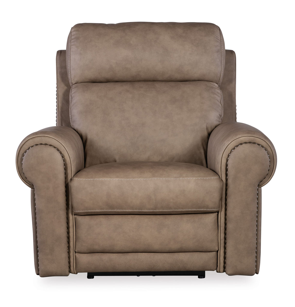 SS - Duncan Power Recliner With Power Headrest & Lumbar - Light Brown