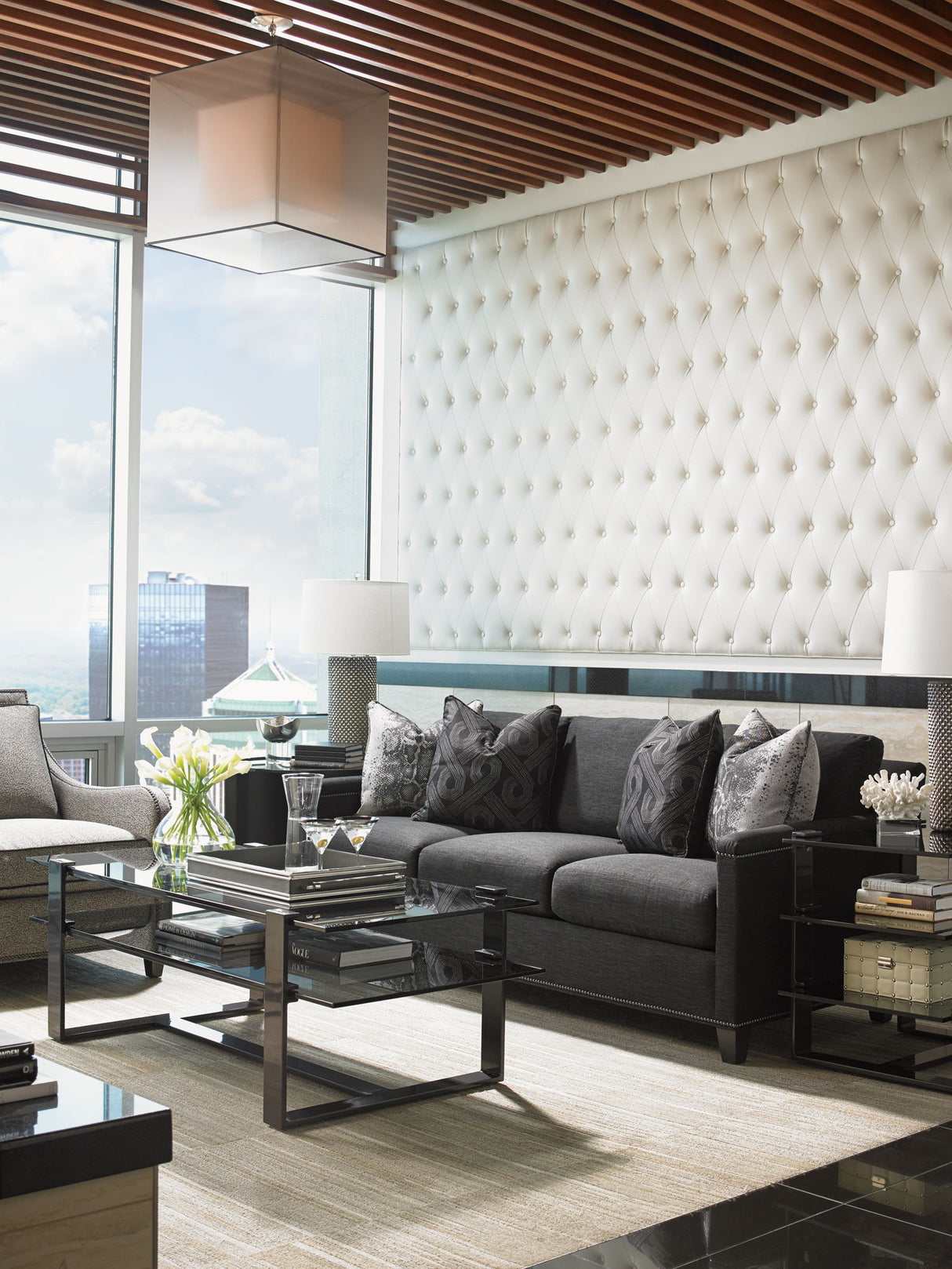 Lexington Upholstery - Strada Sofa - Dark Gray