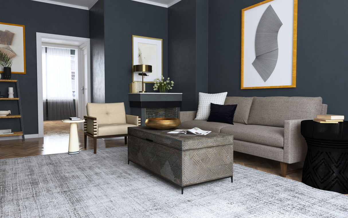 Commerce And Market - Carved Stump Side Table