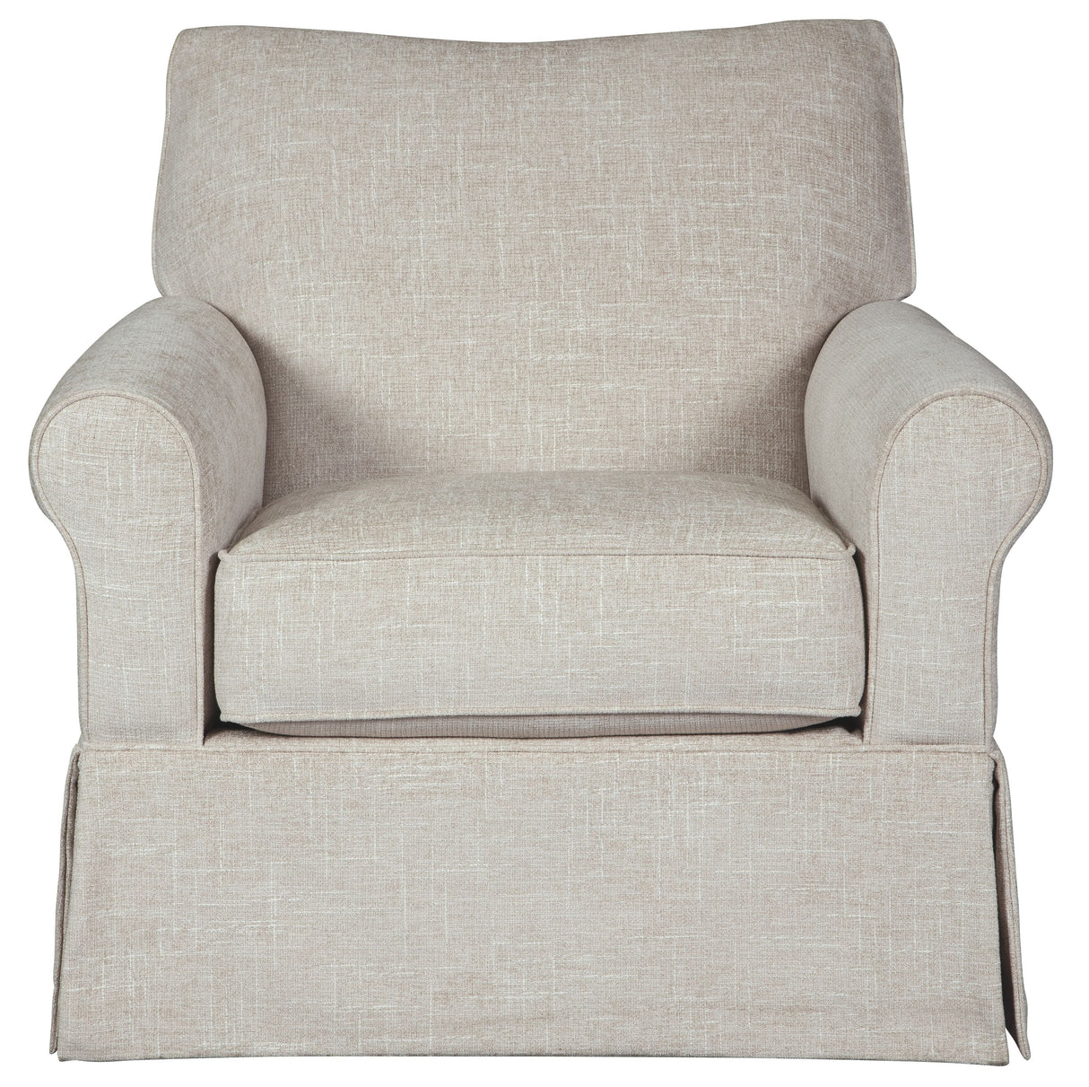 Searcy - Swivel Glider Accent Chair - Quartz