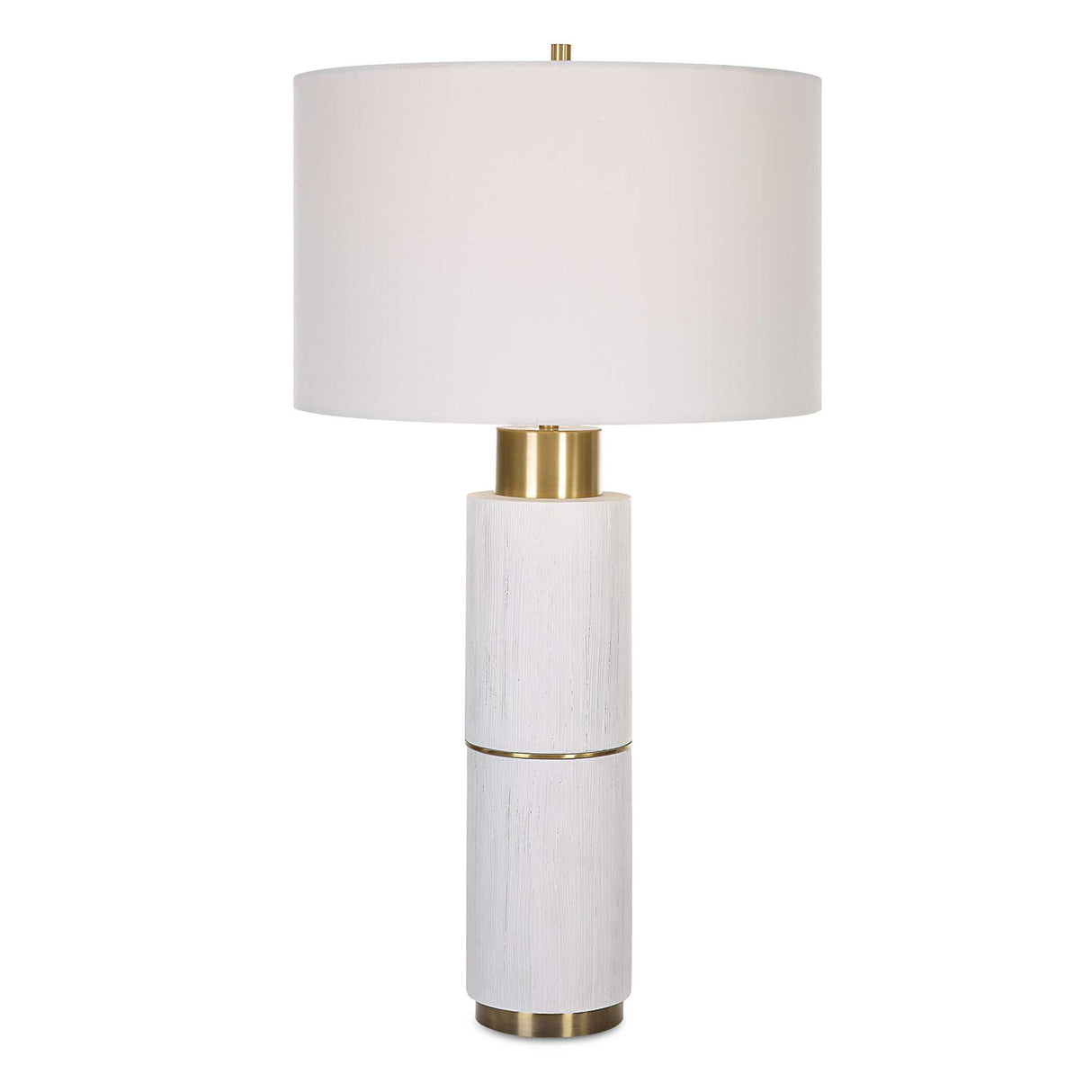 Ruse - Whitewashed Table Lamp