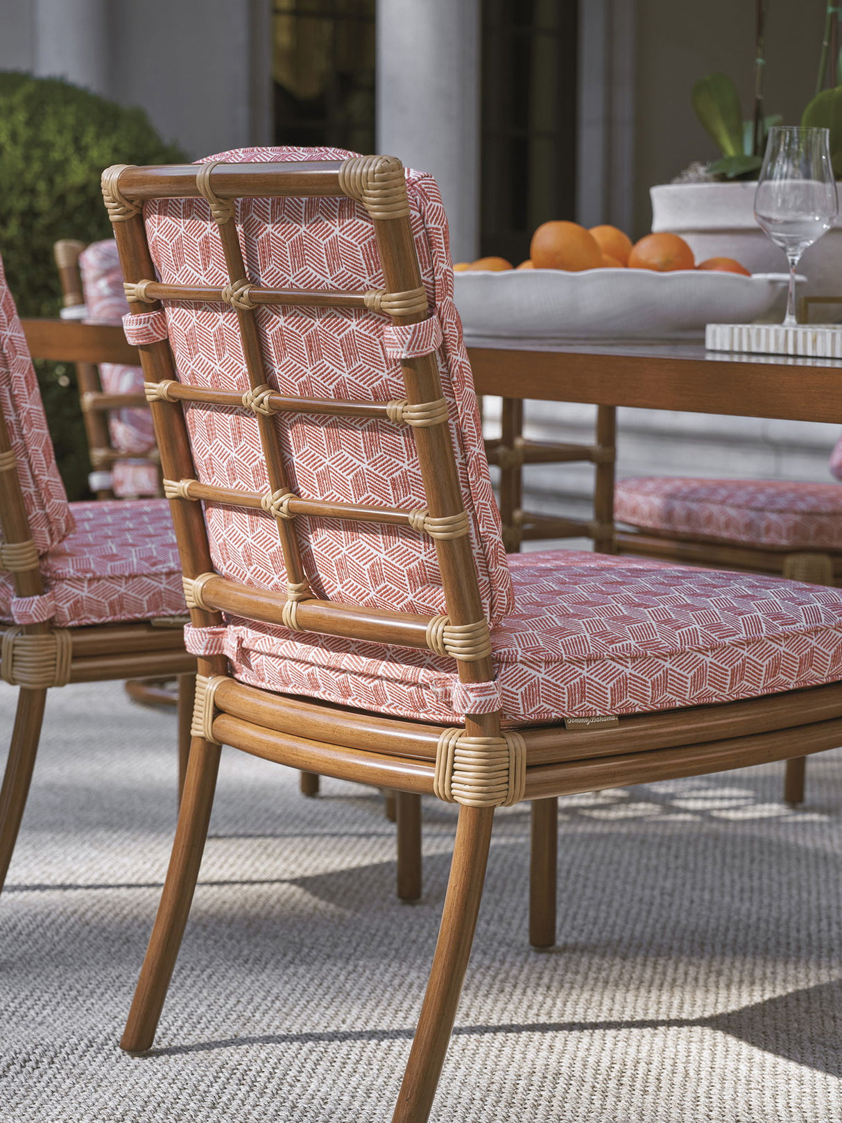 Sandpiper Bay - Side Dining Chair - Dark Brown / Red