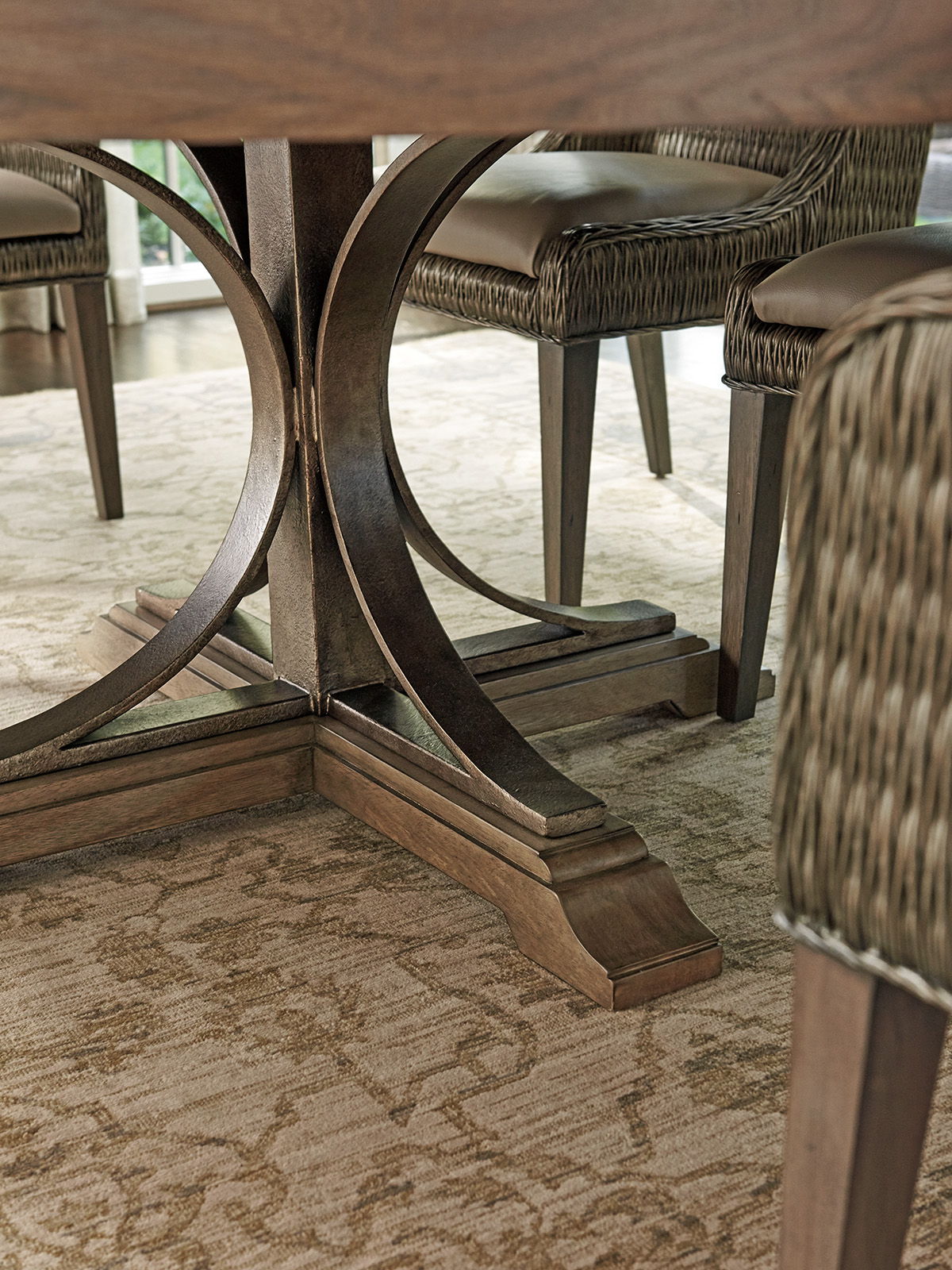 Cypress Point - Atwell Dining Table - Dark Brown