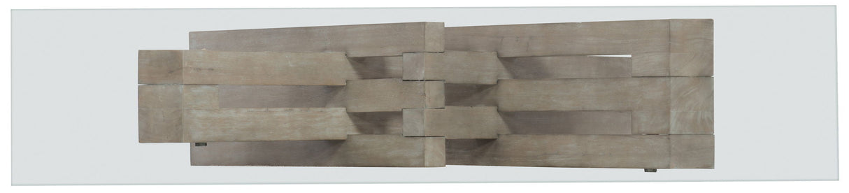 Affinity - Glass Top Accent Console