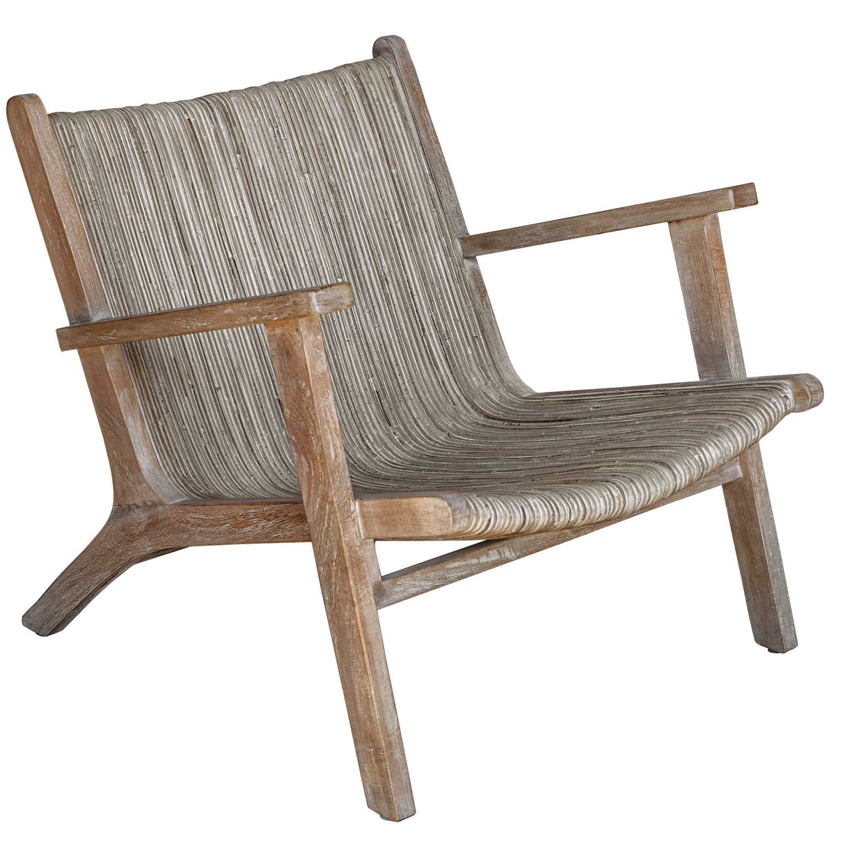Aegea - Rattan Accent Chair - Light Brown