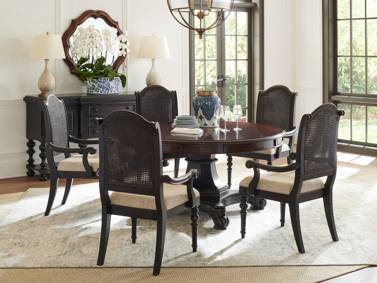 Kingstown - Bonaire Round Dining Table - Dark Brown