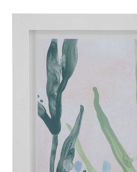 Swaying Seagrass - Framed Print - White