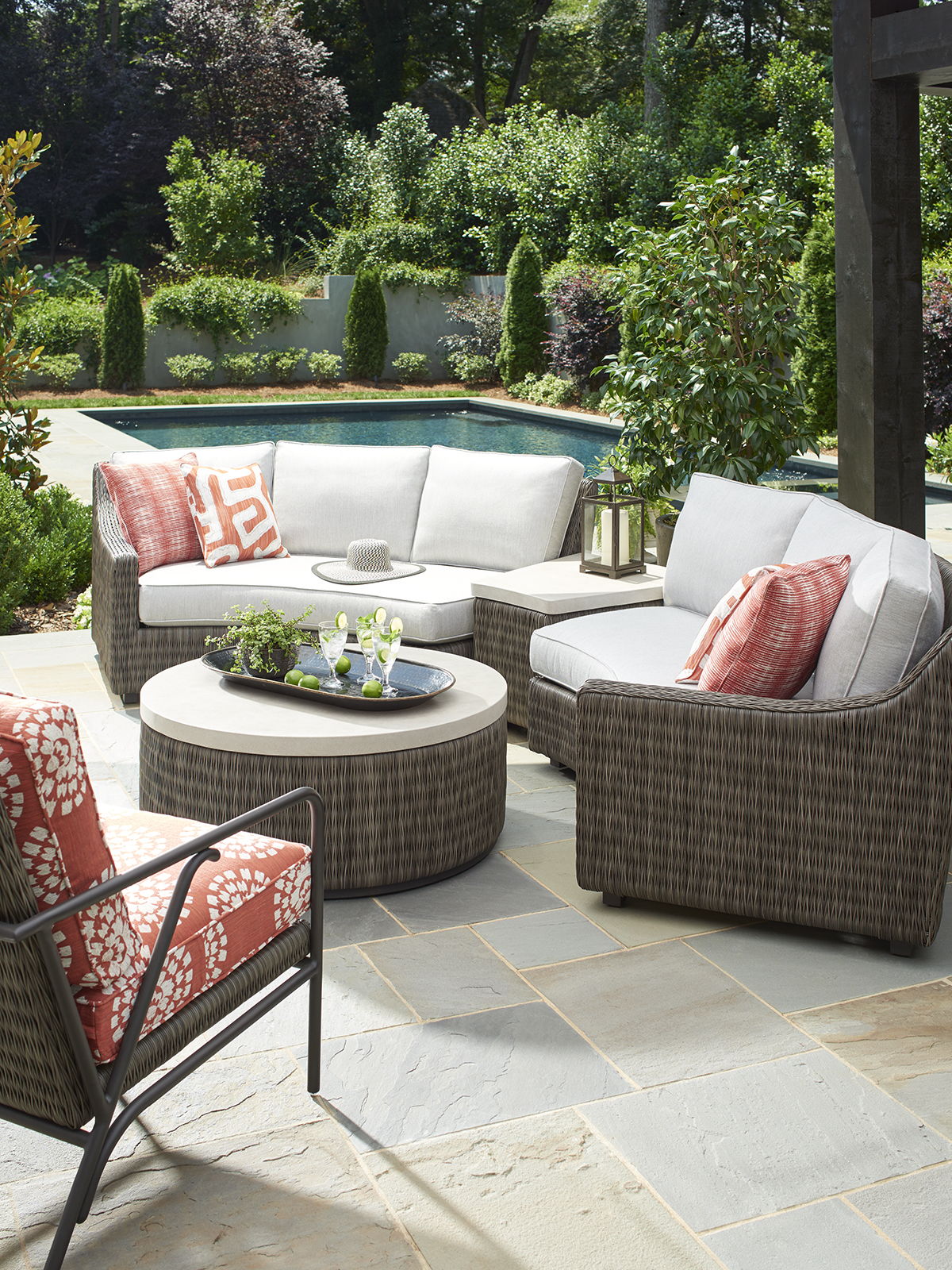 Cypress Point Ocean Terrace - Occasional Chair - Dark Gray