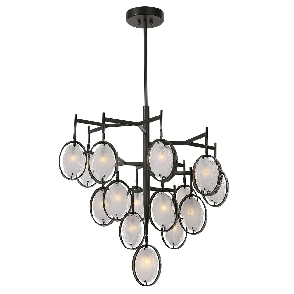 Maxin - 15 Light Large Chandelier - Bronze