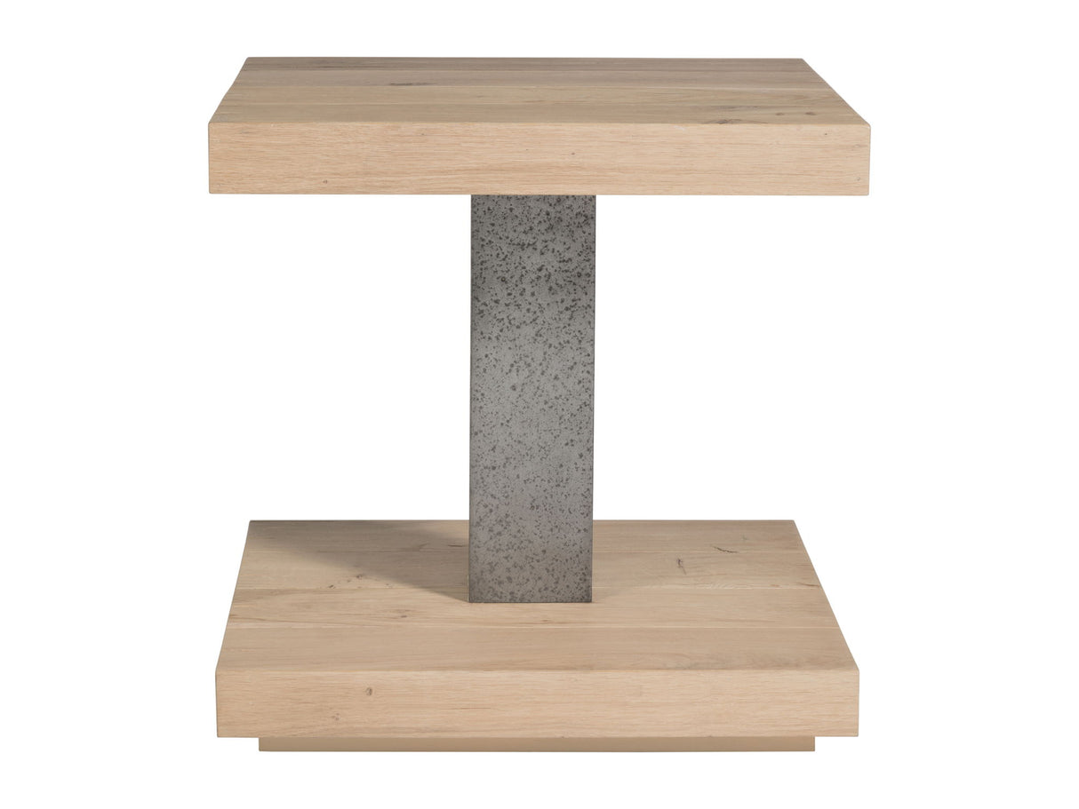 Verite - Square End Table - Light Brown