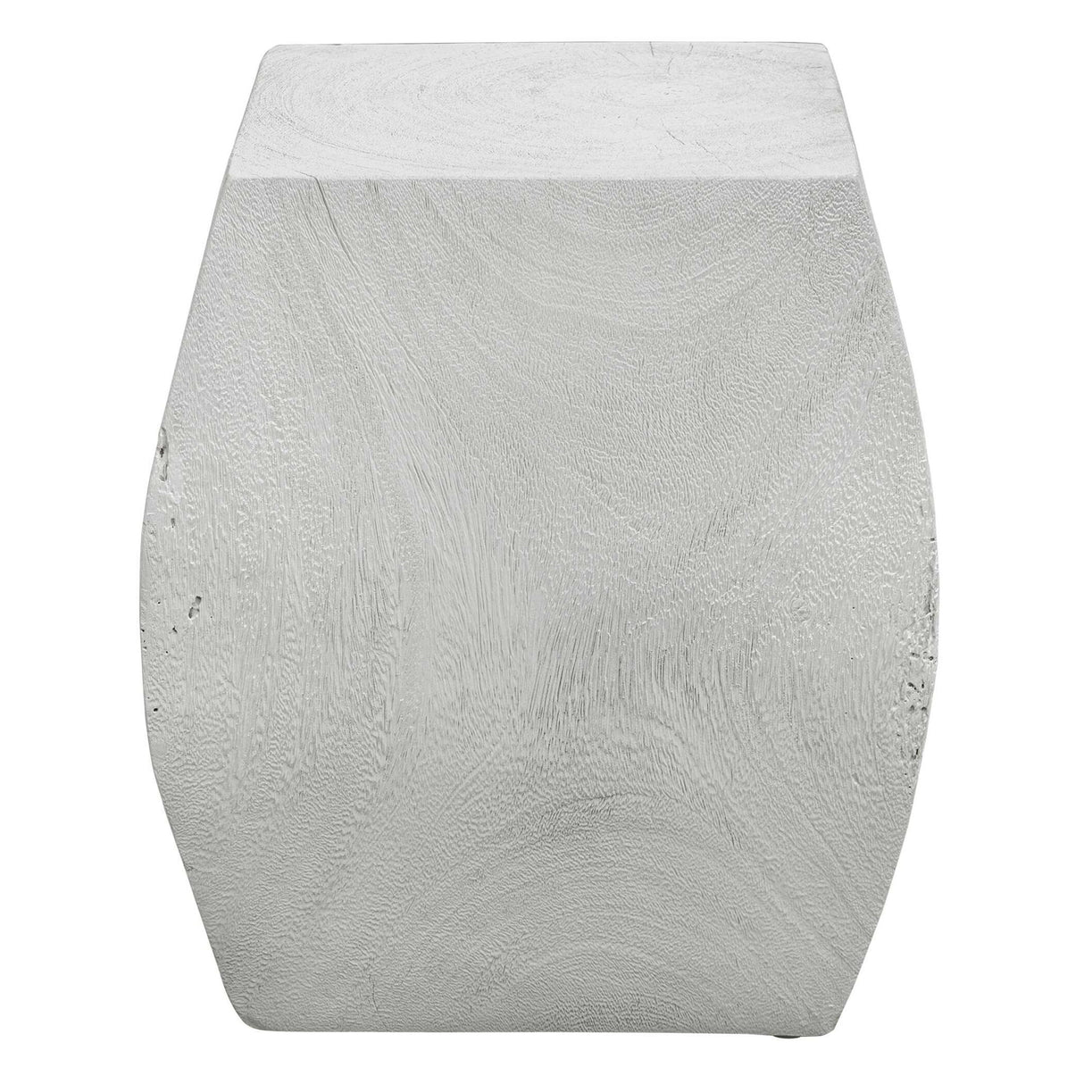 Grove - Ivory Wooden Accent Stool