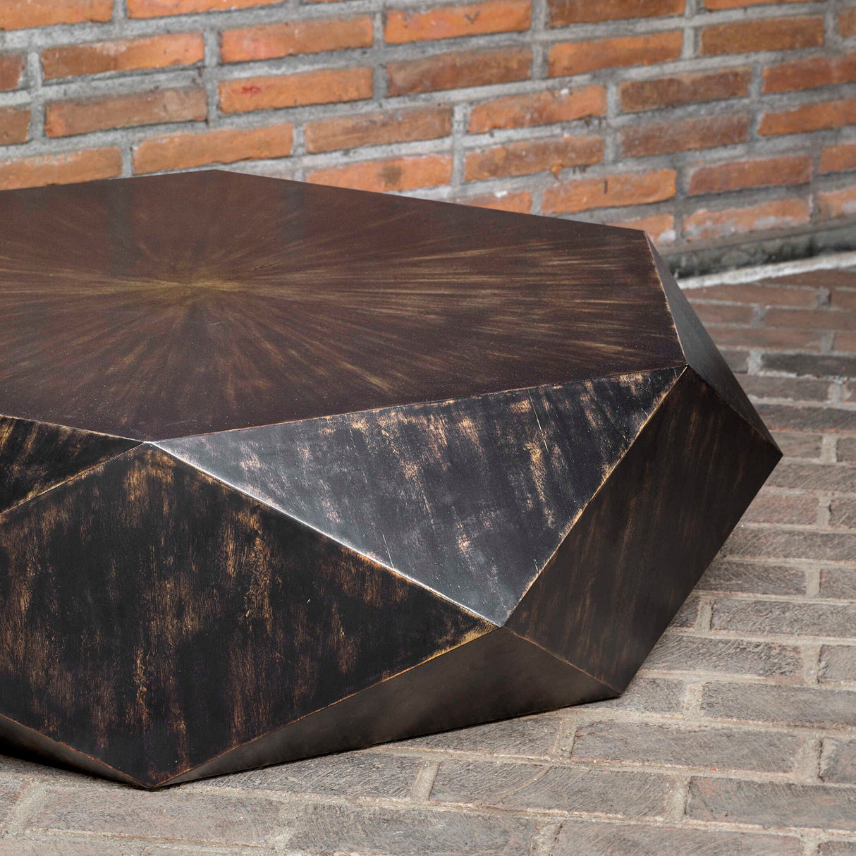 Volker - Coffee Table - Worn Black