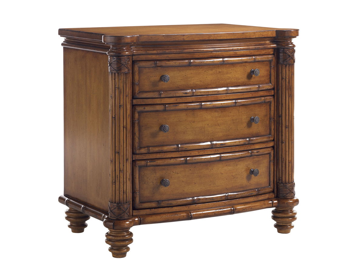 Island Estate - Barbados Nightstand - Dark Brown