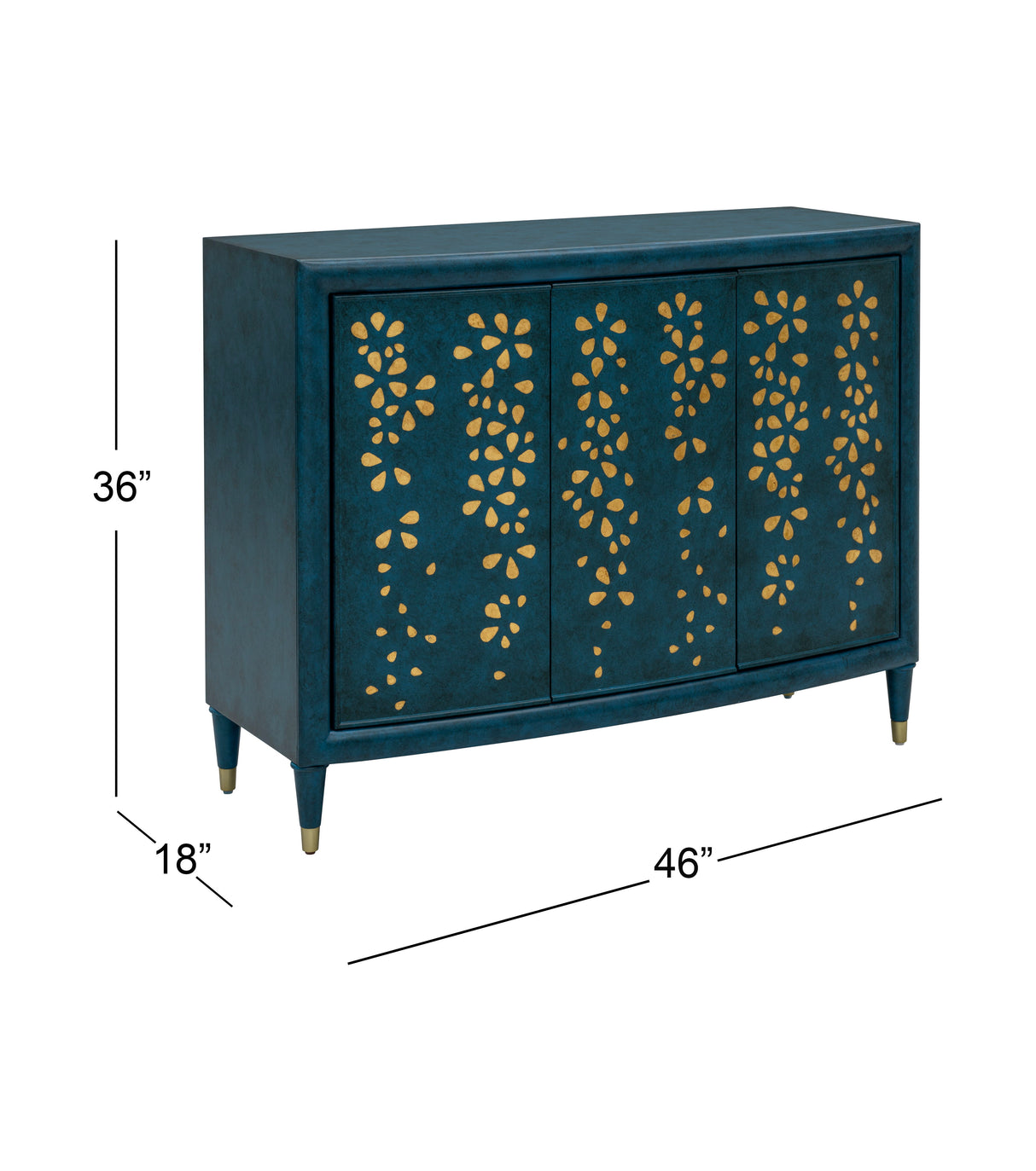 Argento - Hall Cabinet - Antique Blue