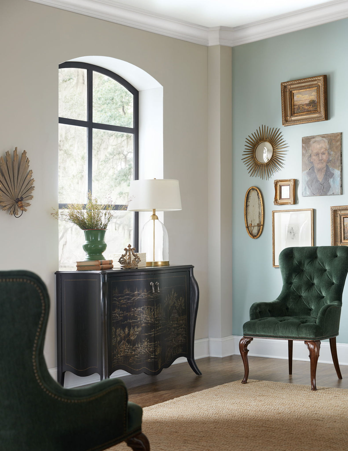 Charleston - Host Chair (Set of 2) - Green