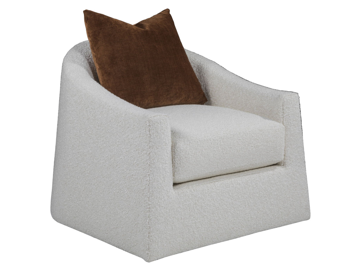 Artistica Upholstery - Brigitte Swivel Chair - White