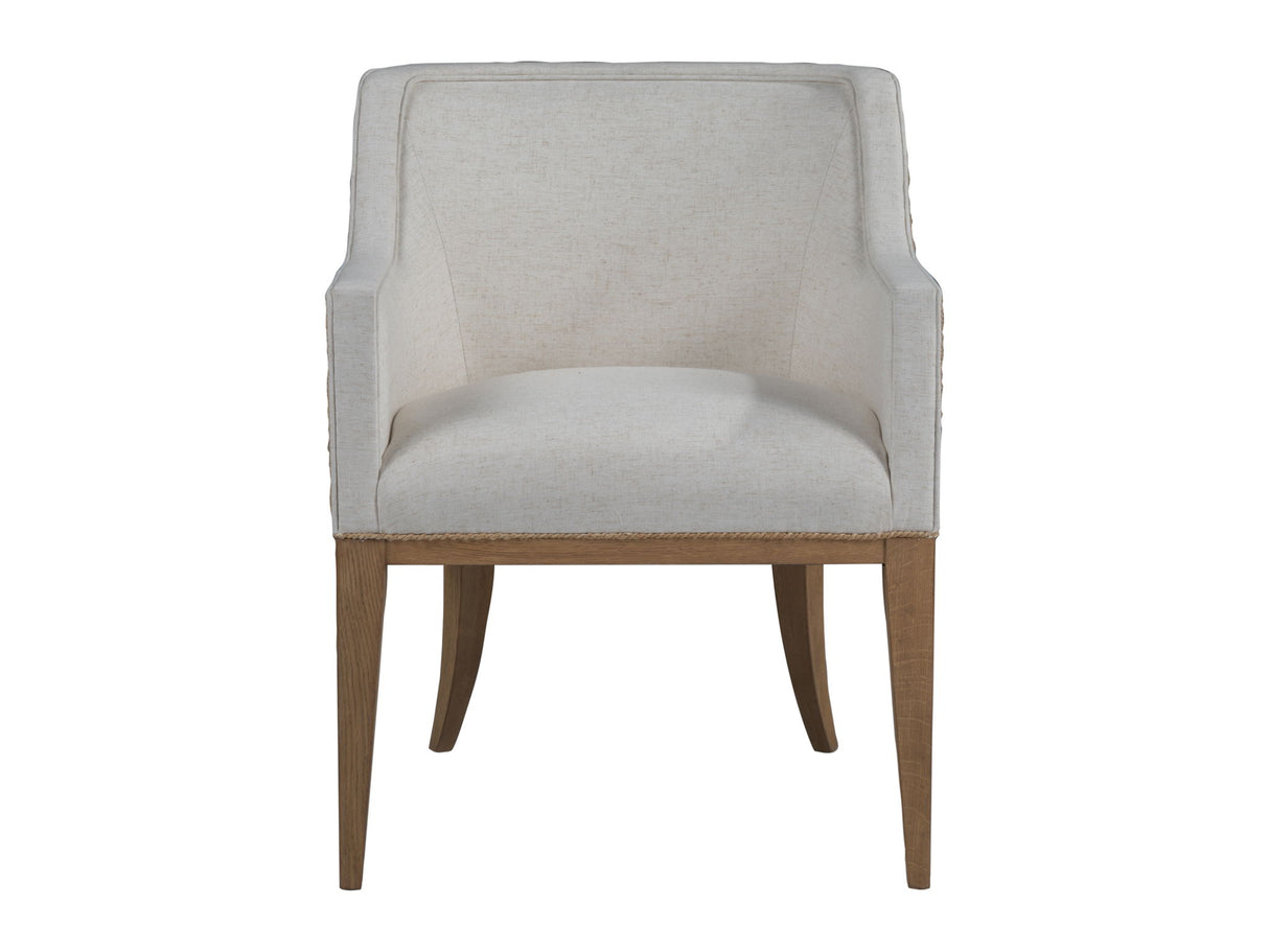 Simpatico - Simpatico Arm Chair - Beige / Dark Brown