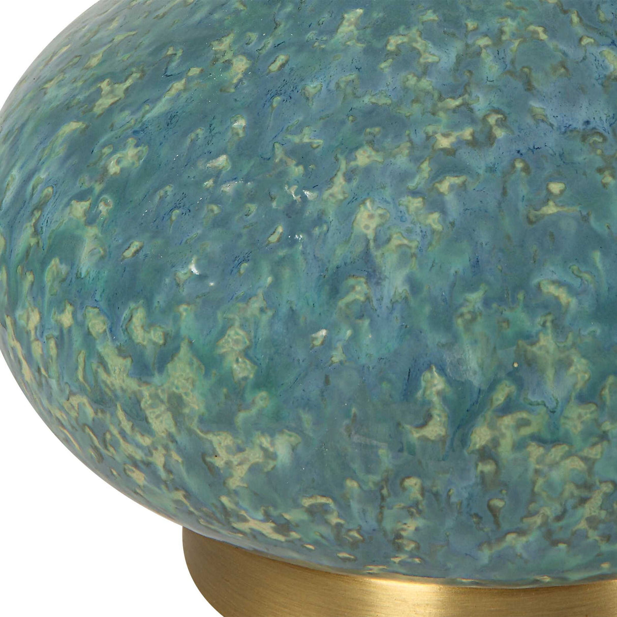 Kaimana - Aged Buffet Lamp - Blue
