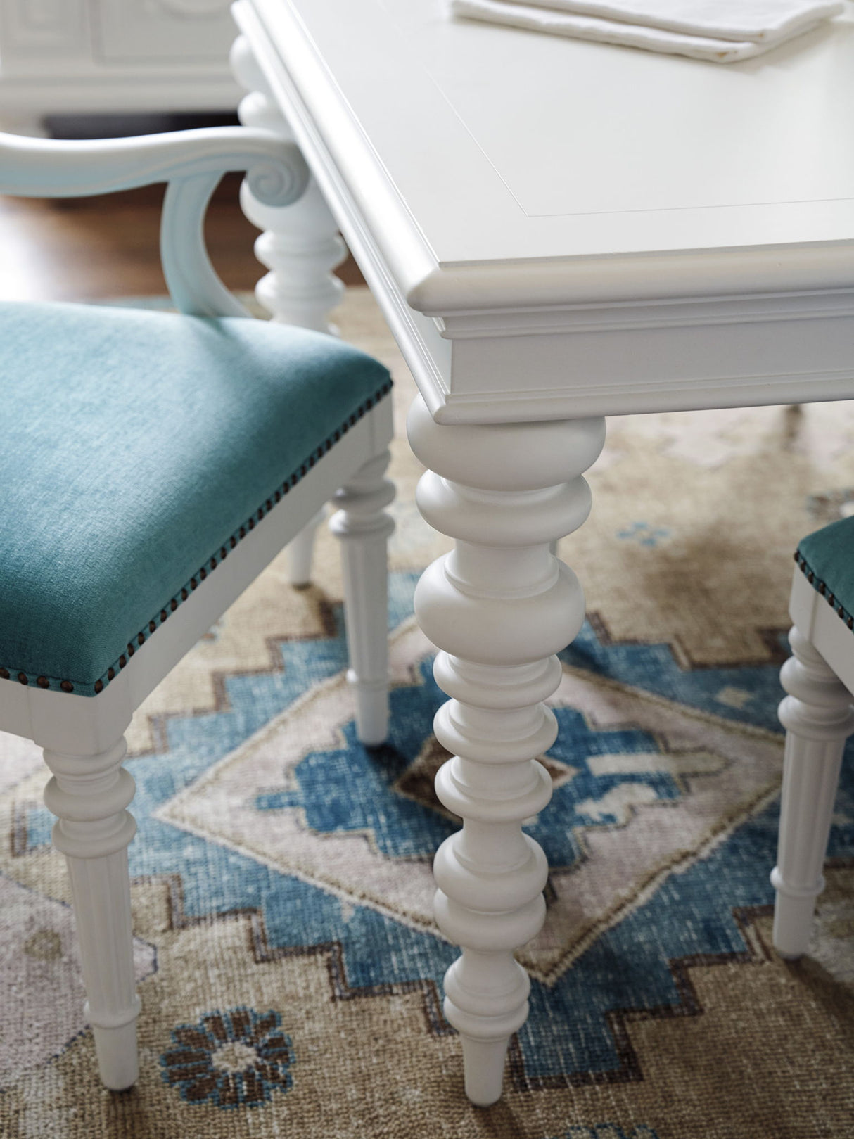 Villa Blanca - Palazzo Rectangular Dining Table - White