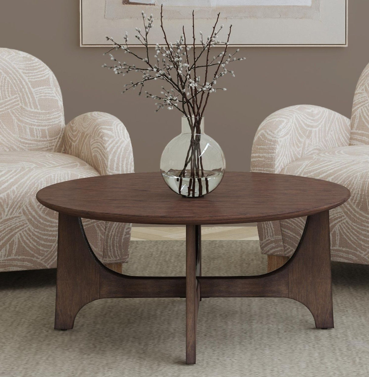 Dunnigan - Oak Cocktail Table - Brown