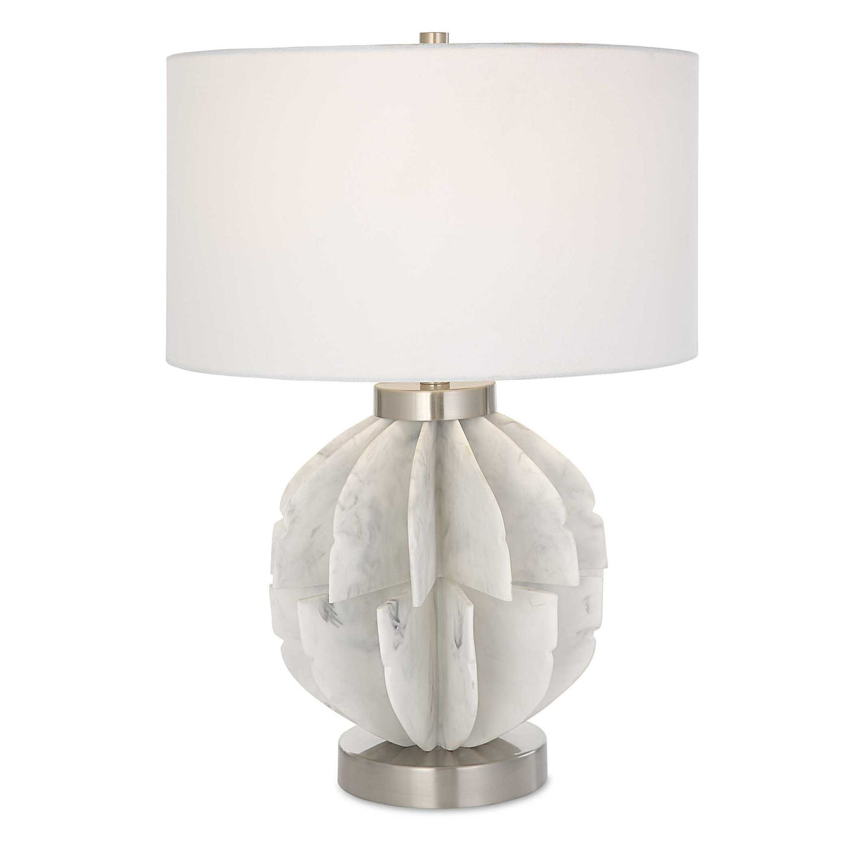 Repetition - Marble Table Lamp - White