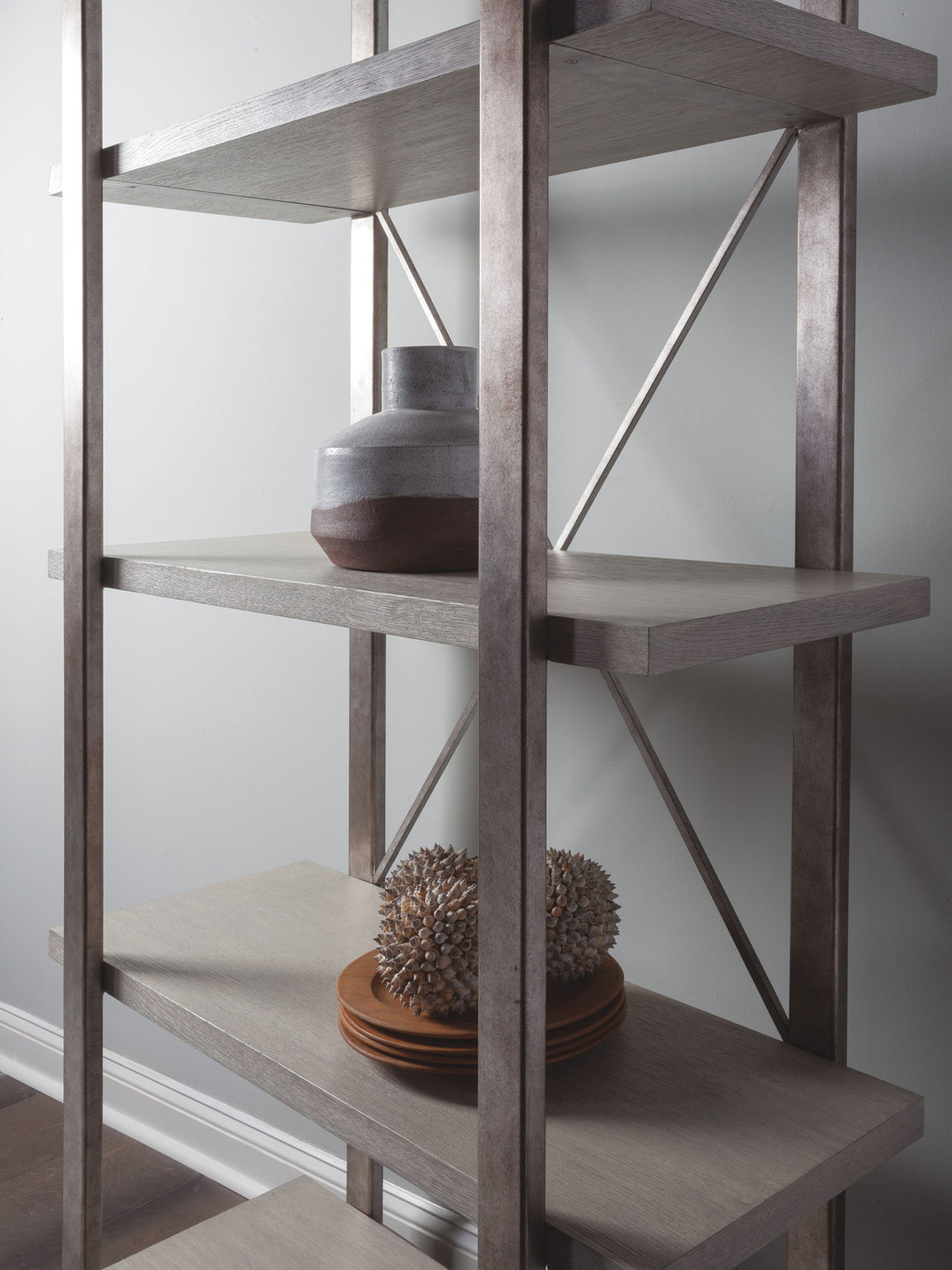 Signature Designs - Soiree Etagere - Dark Gray