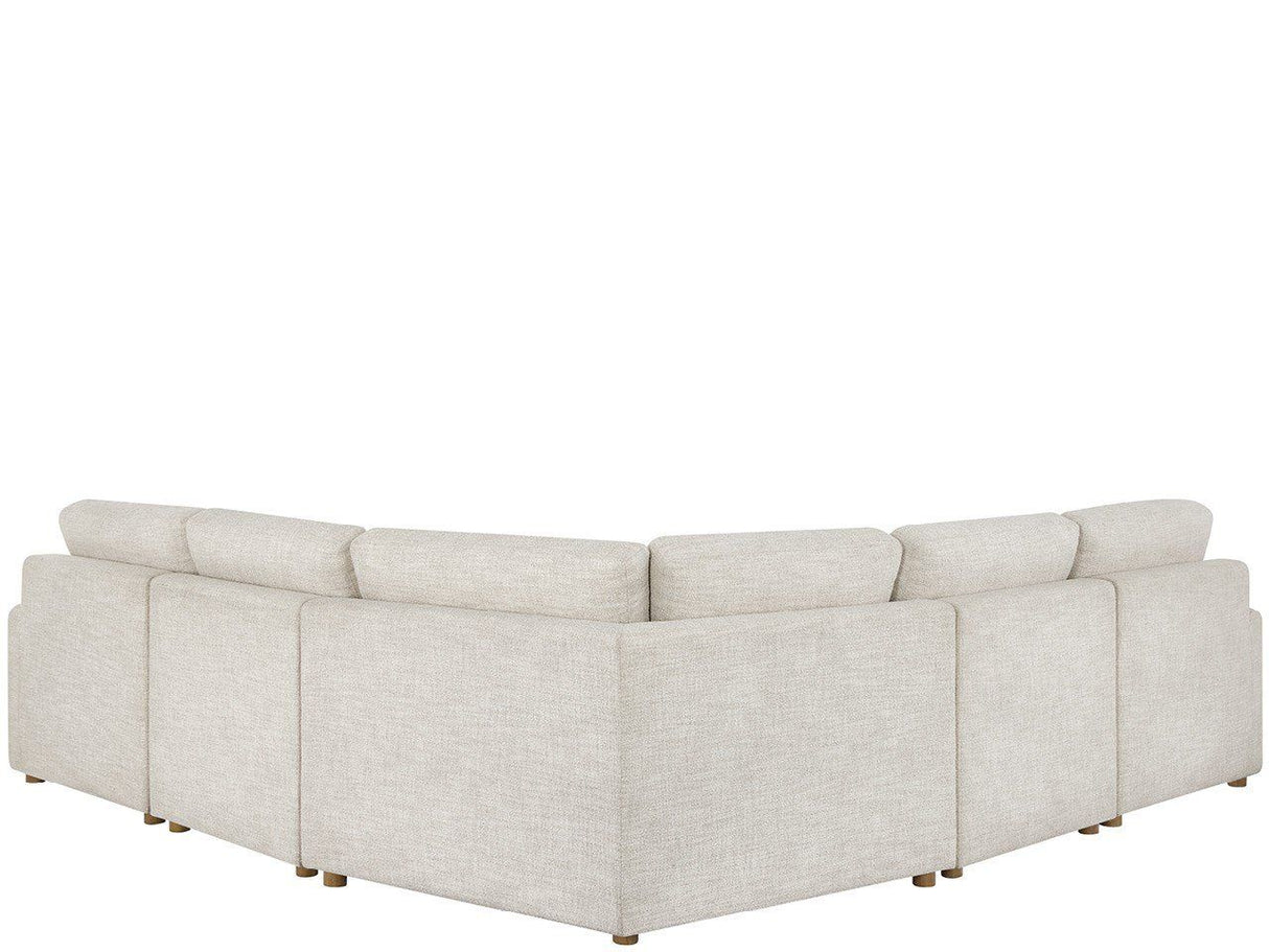 Hyde - 5 Piece Sectional - White