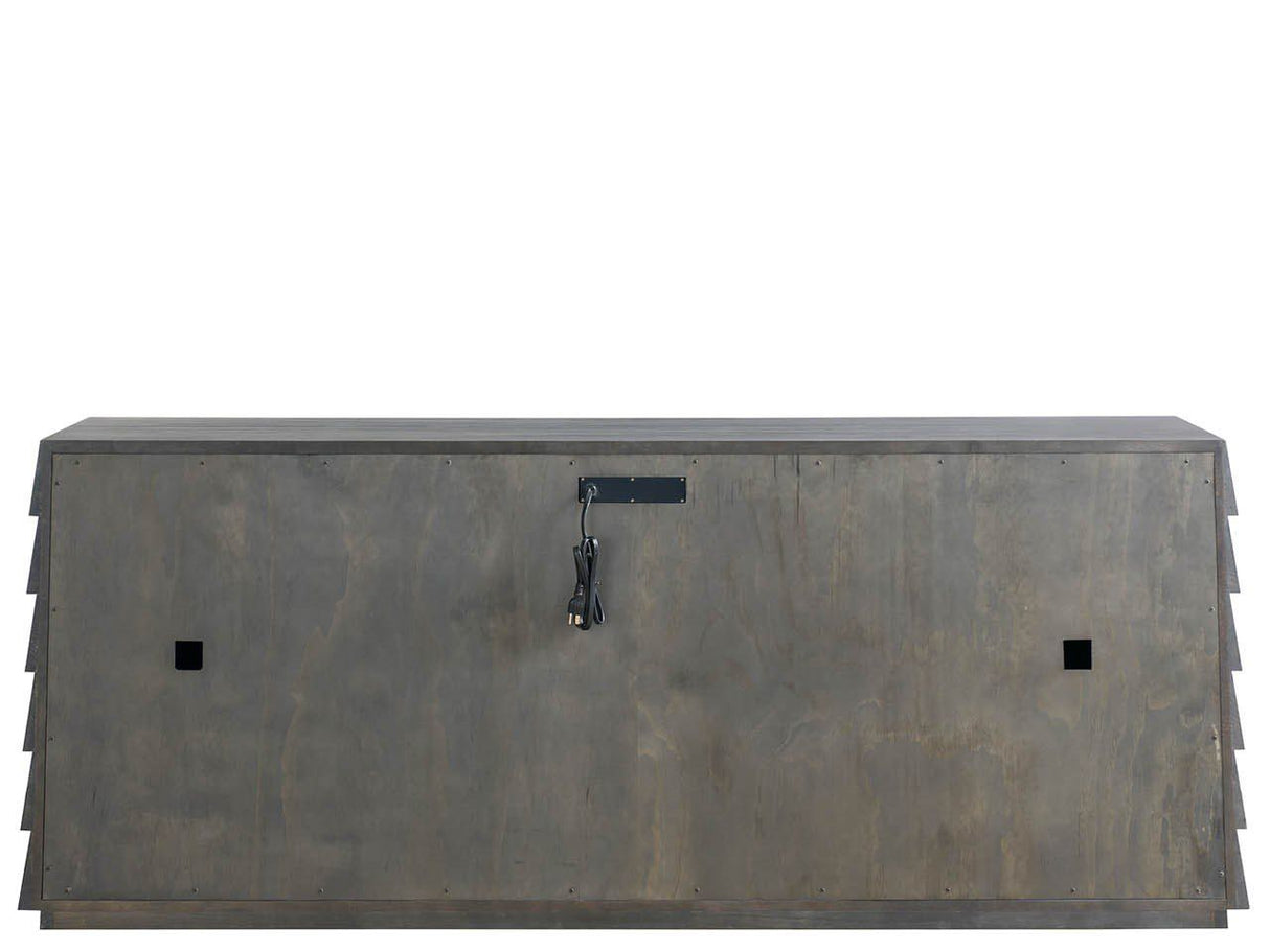 Dwell - Basalt Lap Credenza - Dark Gray