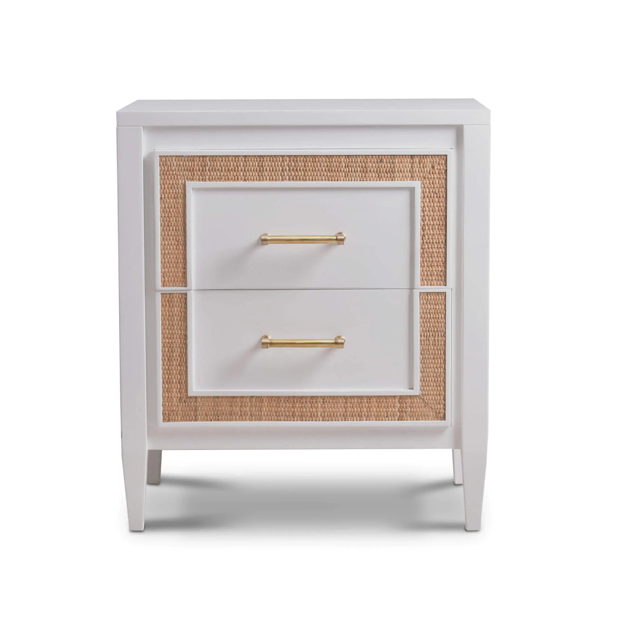 Belgravia Bedside Table w/ Rattan - Custom Order - Shemesh Project