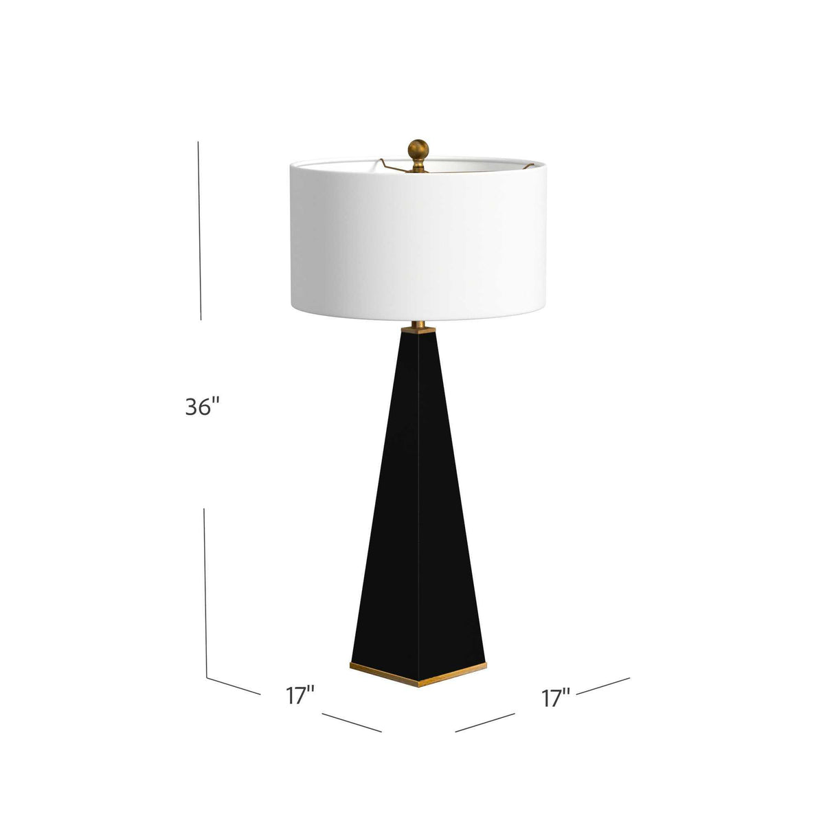 Elle - Table Lamp - Black