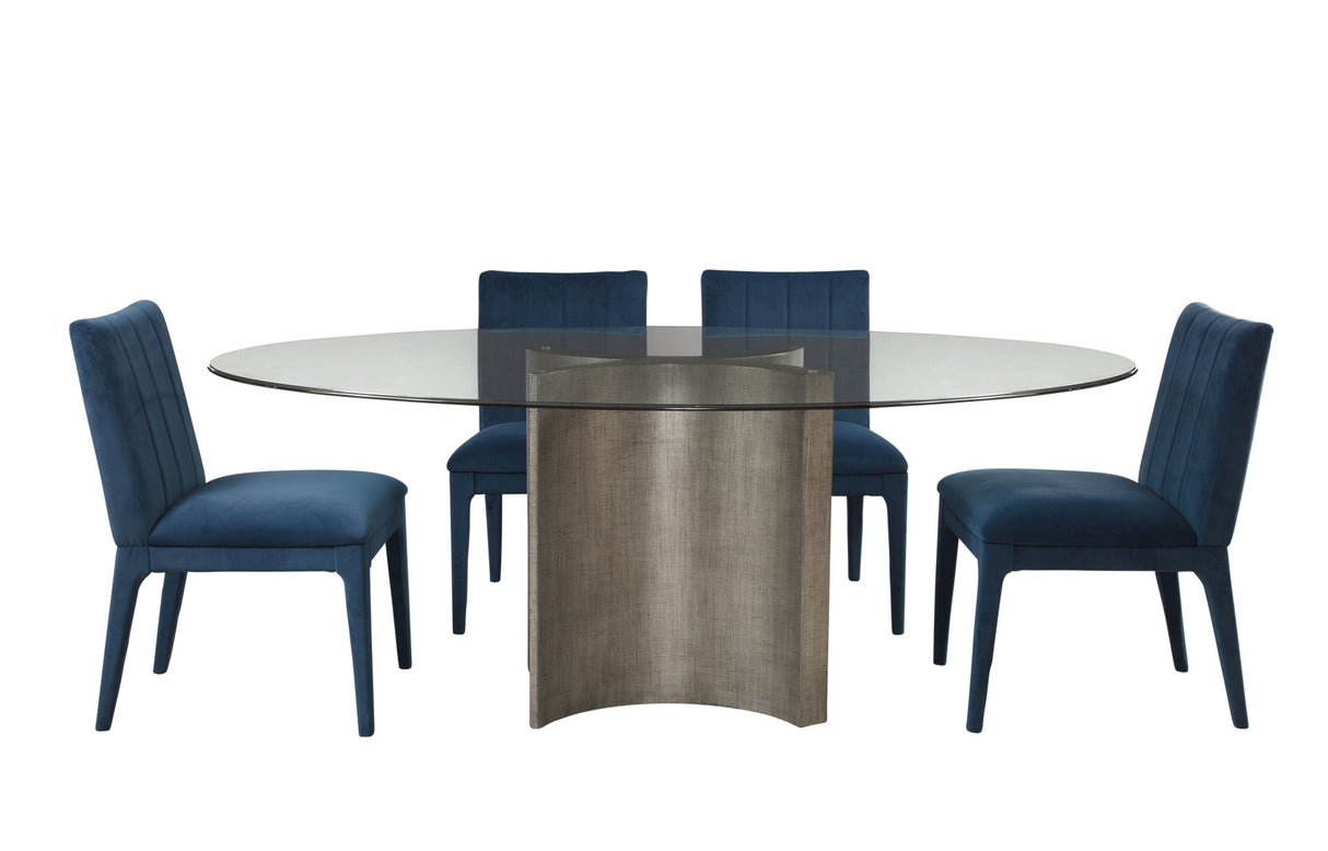 Symmetry - Dining Table - Silver