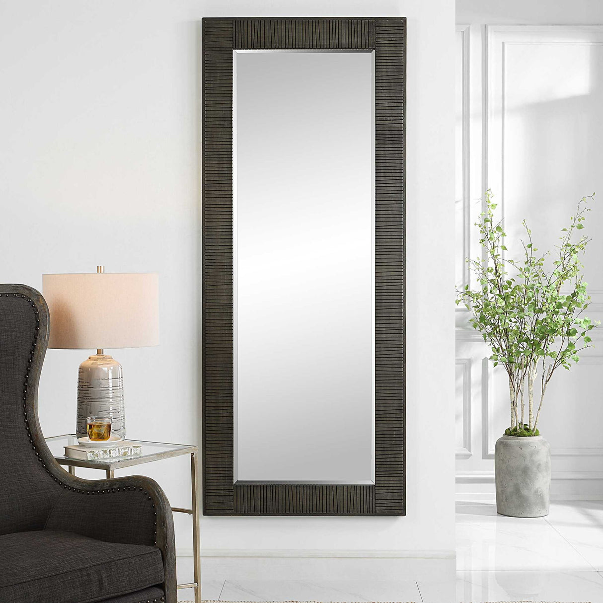 Figaro - Oversized Mirror - Gray