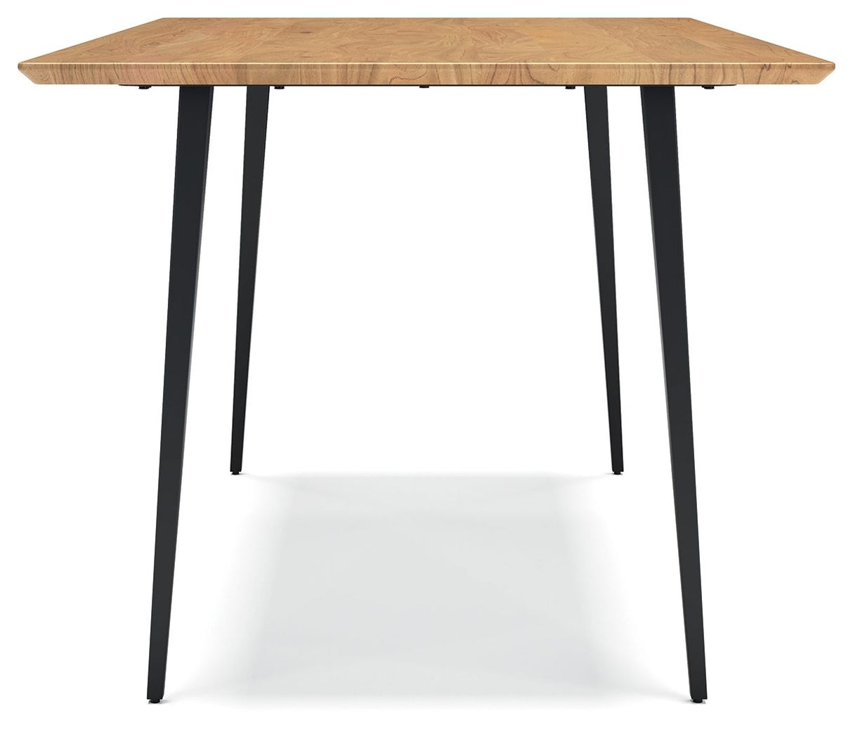 Gretlynn - Rectangular Dining Room Table - Black / Natural