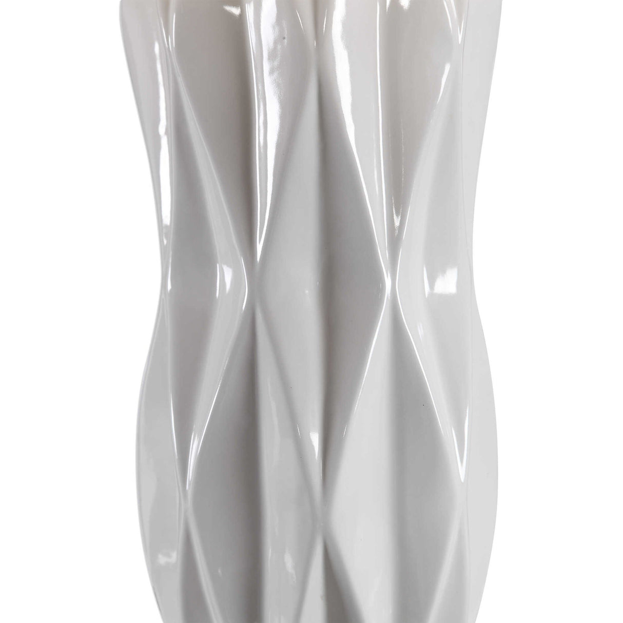Malena - Glossy Table Lamp - White